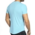 ES Collection T-Shirt Col V Plongeant Bleu Ciel