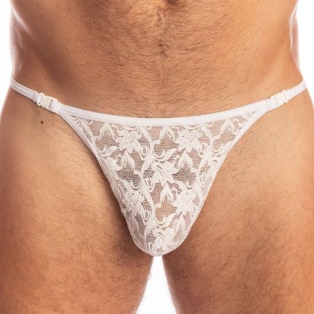 L'Homme invisible String Striptease White Lotus Blanc