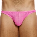 Modus Vivendi Slip Low Cut Striped Crochet Rose