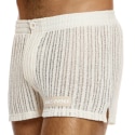Modus Vivendi Short Striped Crochet Beige