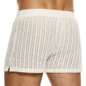Modus Vivendi Short Striped Crochet Beige