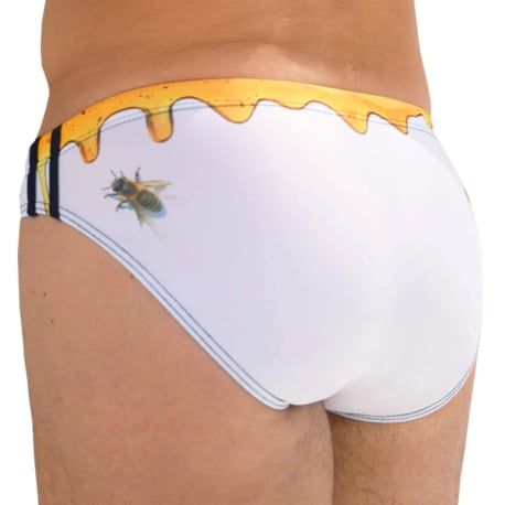  Slip de Bain Honeypot Blanc