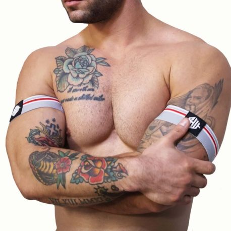  2-Pack Locker Room Armbands - Grey