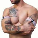  Lot de 2 Brassards Locker Room Gris