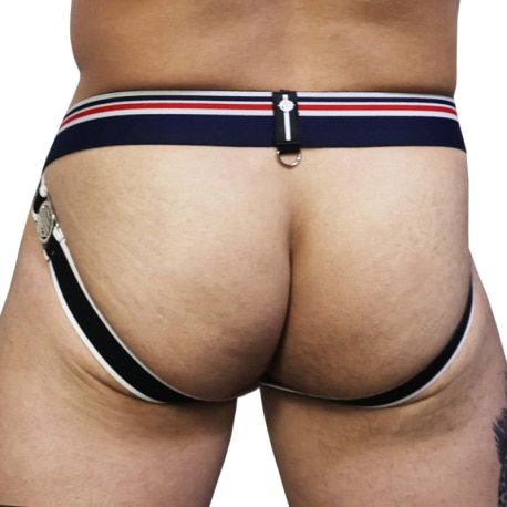  Jock Strap Locker Room Blanc