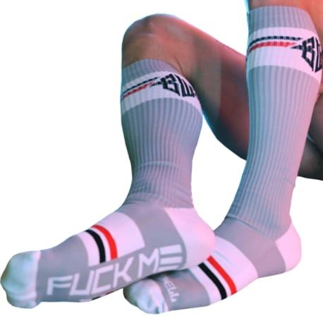  Chaussettes Hautes Locker Room Grises