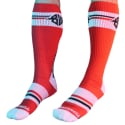  Chaussettes Hautes Locker Room Rouges