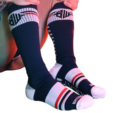  Chaussettes Hautes Locker Room Bleu Marine