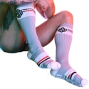  Chaussettes Hautes Locker Room Grises