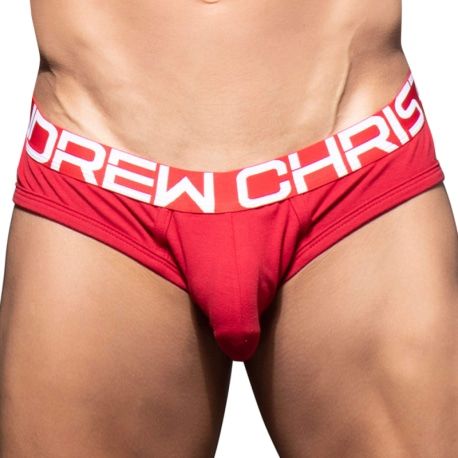 Andrew Christian Cotton Briefs with Show-It - Red