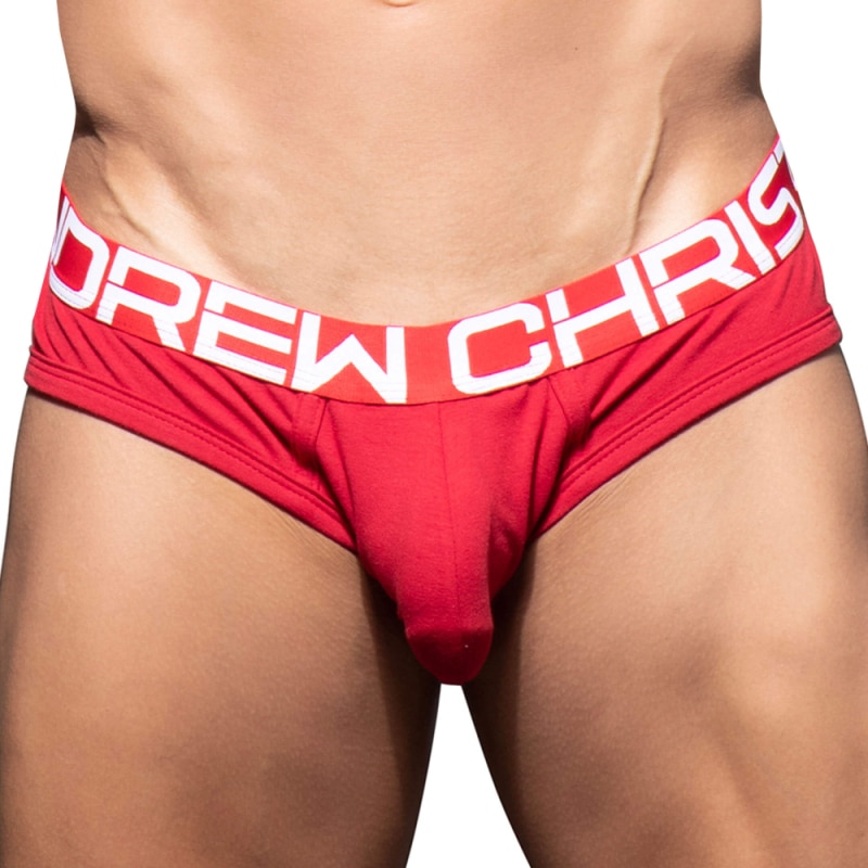 Andrew Christian Slip Coton Show-It Rouge