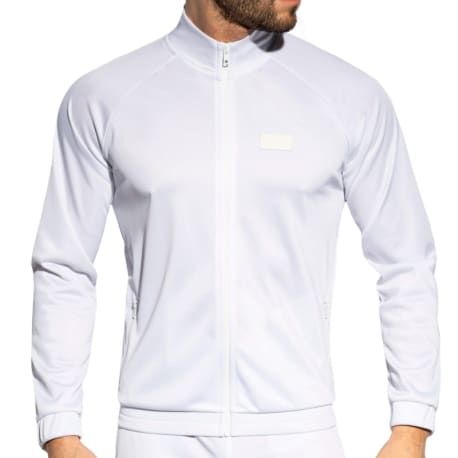 ES Collection Veste Sport Unie Blanche