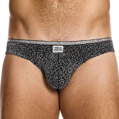 Modus Vivendi Slip Classic Crackled Argenté