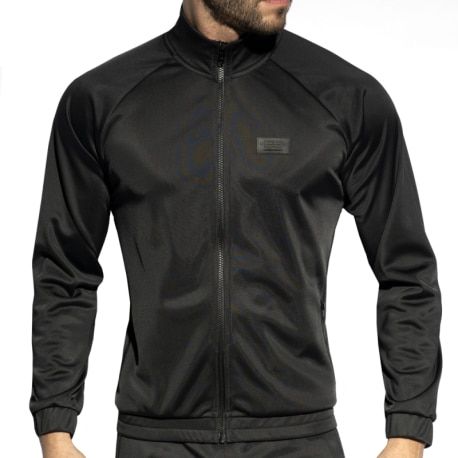 ES Collection Veste Sport Unie Noire