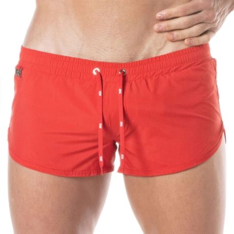 TOF Paris Short de Bain Mini Rouge