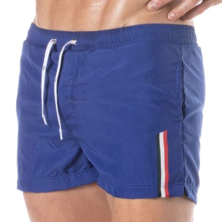 TOF Paris Mid-Thigh Swim Shorts - Royal
