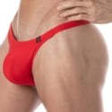 TOF Paris String de Bain Uni Rouge