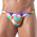 TOF Paris Slip de Bain Mini Imprimé Multicolore