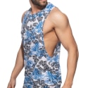Addicted Tropicana Low Rider Tank Top - Blue