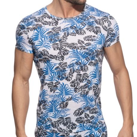 Addicted T-Shirt Tropicana Bleu