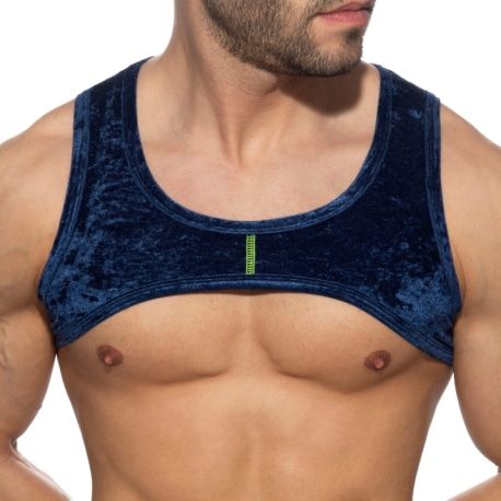Addicted Harnais Velvet Shady Bleu Marine