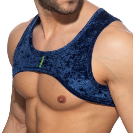 Addicted Harnais Velvet Shady Bleu Marine