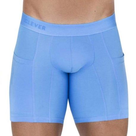 Arctic Long Boxer Briefs - Light Blue