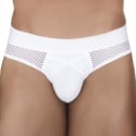  Slip Mesh Swirl Blanc