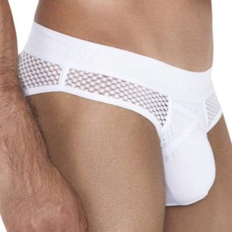  Slip Mesh Swirl Blanc