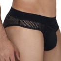  Slip Mesh Swirl Noir