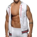 Addicted Veste Zip Intercotton Blanche