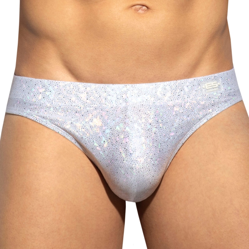 ES Collection Slip de Bain Glitter Blanc
