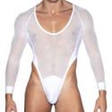  Cupido Thong Bodysuit - White