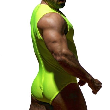 Poseidon Bodysuit - Neon Yellow