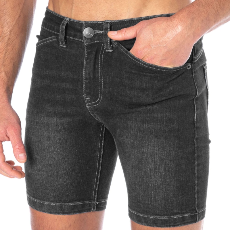 SKU Super Push-Up Original Jeans Shorts - Black