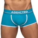 Addicted Boxer Court Coton Bleu Turquoise