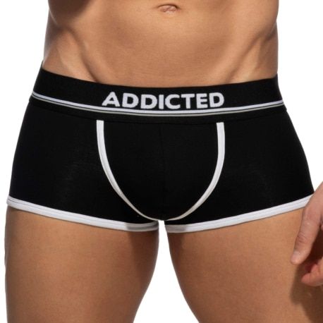 Addicted Boxer Court Coton Noir
