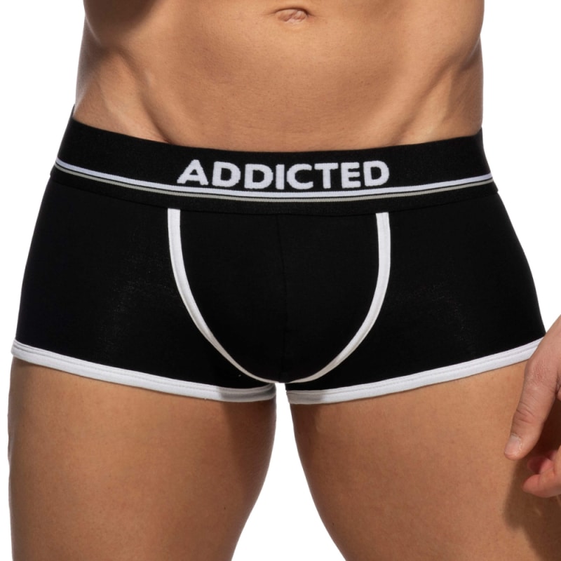 Addicted Boxer Court Coton Noir