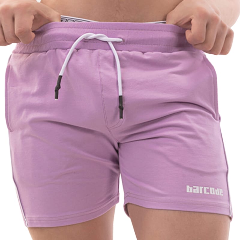 Barcode Short Coton Lukio Lilas