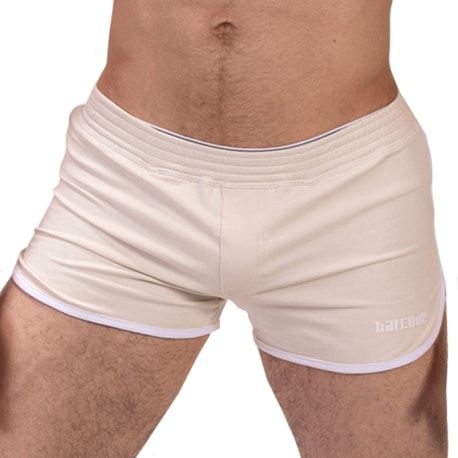 Barcode Bogdan Cotton Shorts - Off White