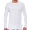 Bikkembergs T-Shirt Manches Longues Coton Blanc