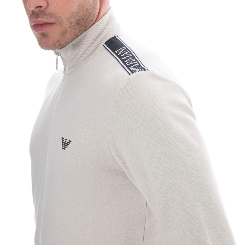 Emporio Armani Iconic Terry Tracksuit - Beige