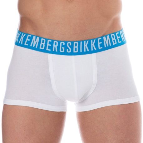 Bikkembergs 3-Pack Fashion Cotton Boxer Briefs - Black - Navy - White
