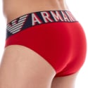 Emporio Armani Slip Megalogo Coton Rouge