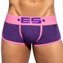 ES Collection Shorty Double Side Coton Violet - Rose