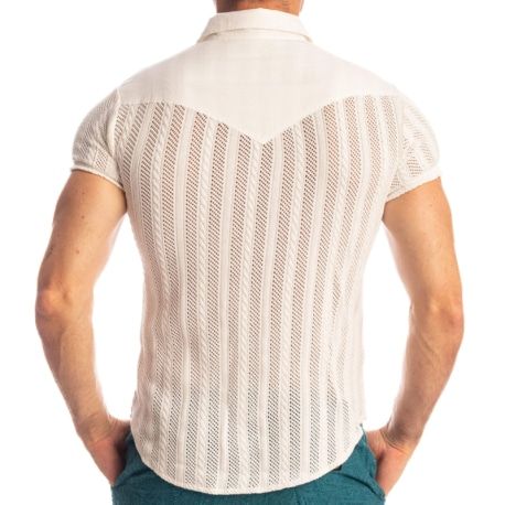 L'Homme invisible Chemisette Wimbledone Blanc Cassé