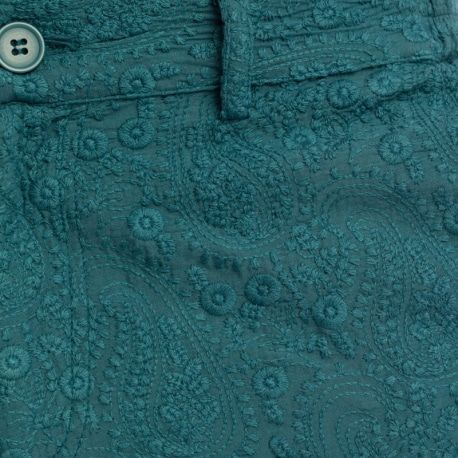 L'Homme invisible Short Udaipur Vert Bleu