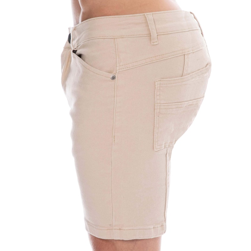 SKU Super Push-Up Original Jeans Shorts - Beige