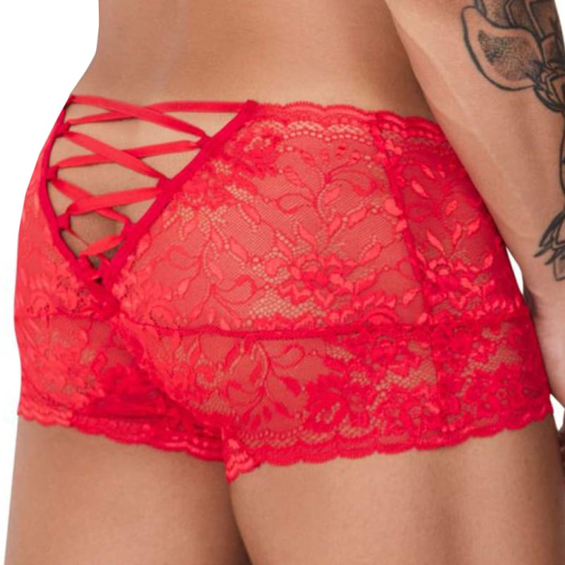  Lace Trunks - Red