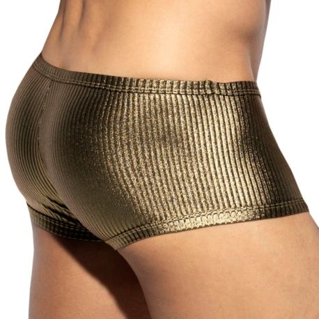 ES Collection Boxer Court Métallique Art Déco Doré